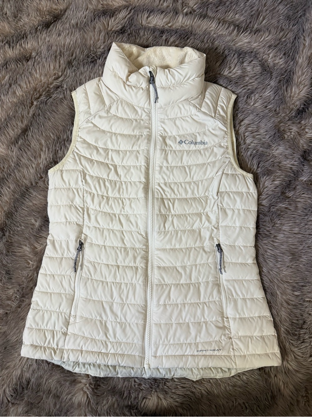 Columbia Women's Ivory Quilted Packable Vest